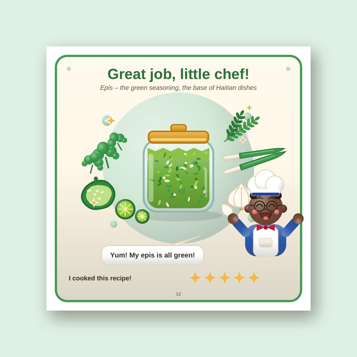 Ti Chef – My First Haitian Cookbook (e-book, English)