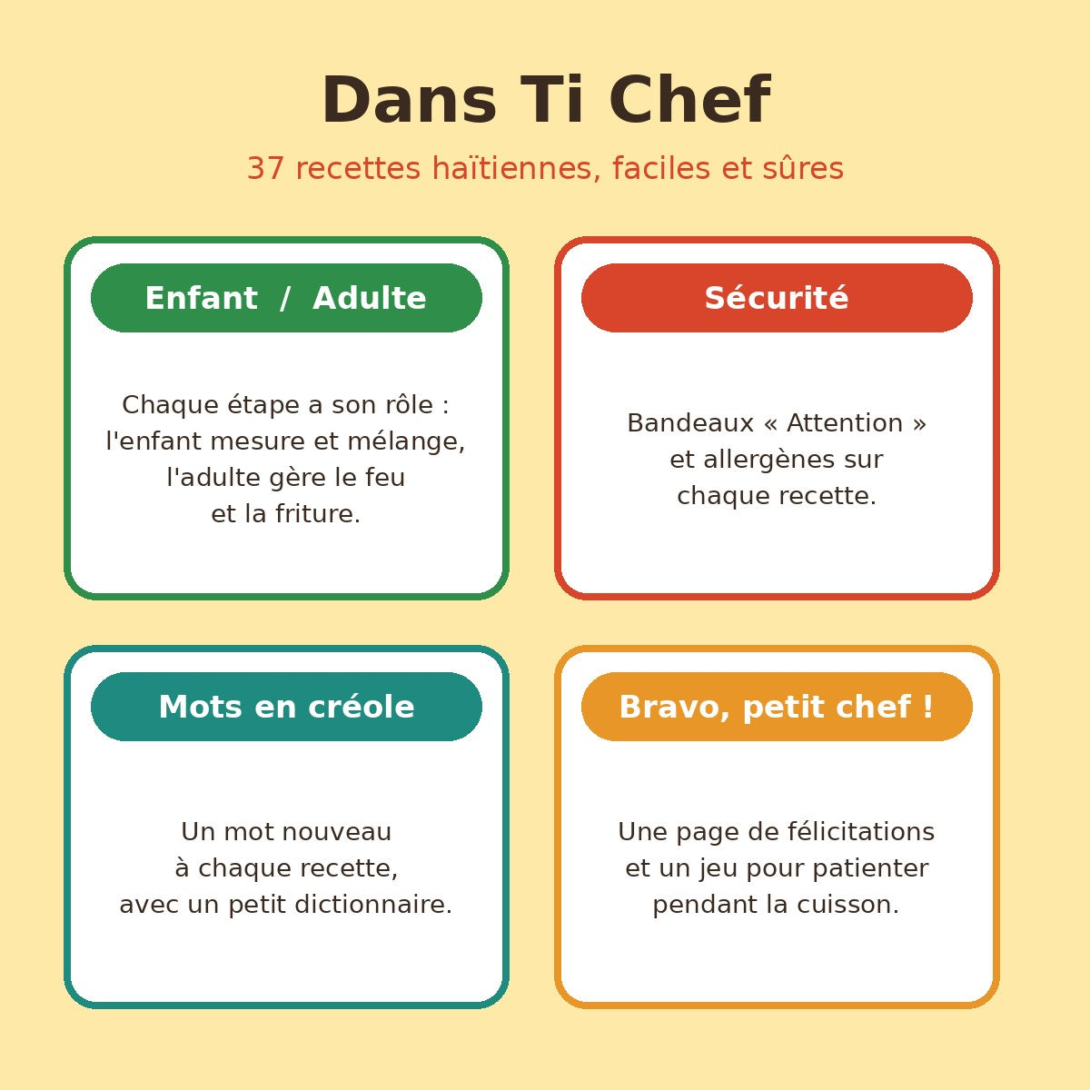 Ti Chef – Mon premier livre de cuisine haïtienne (e-book, français)